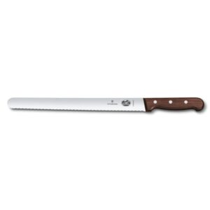 סכין פריסה משוננת Victorinox עם ידית עץ