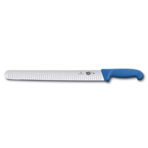 סכין פריסה Victorinox להב מחורץ עם ידית פיברוקס כחולה